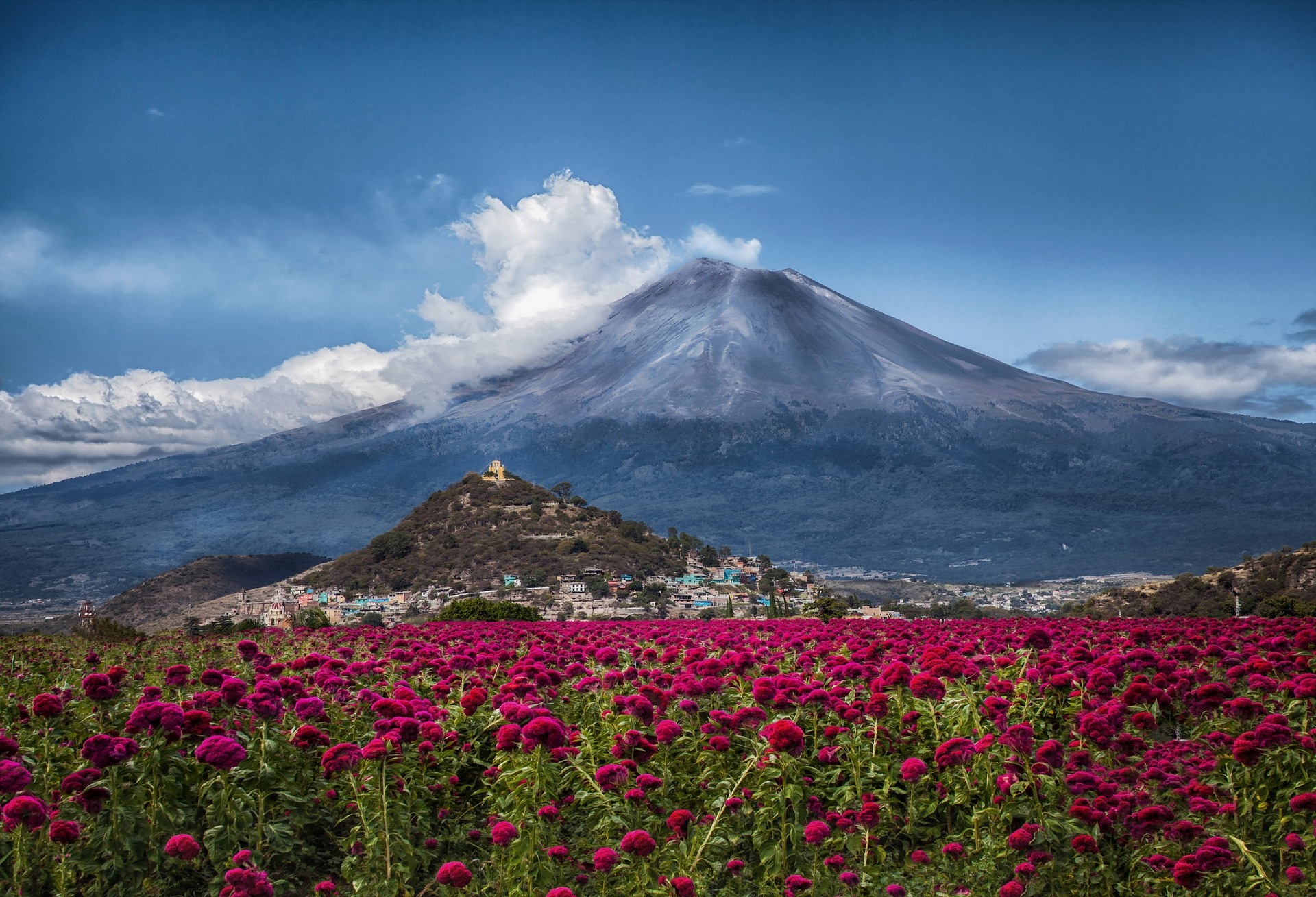 Вулкан в Мексике Попокатепетль — прошлое и настоящее