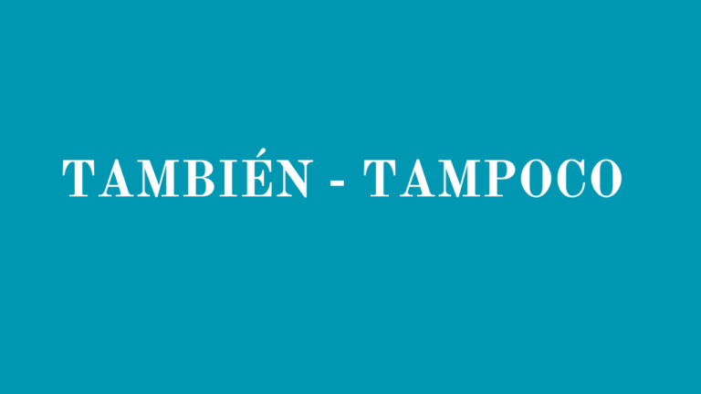 Урок 9 — También и Tampoco — разница. — Испанский для начинающих Ирина Осипова.